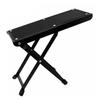 Guitar Footstool Height Adjustable 4 Positions Anti Slip Rubber Pedal High Strength Metal Folding