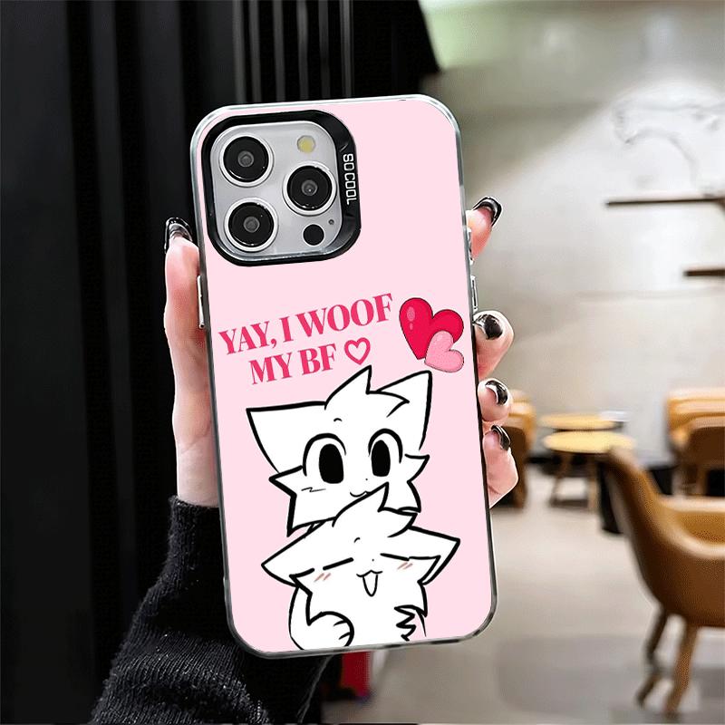 Cute B-Boykisser Catoon Shockproof Phone Case for iPhone 17 Air 16 16E 15 Pro Max 14 Plus 13 Mini 12 Back Cover Anti Fall Fundas