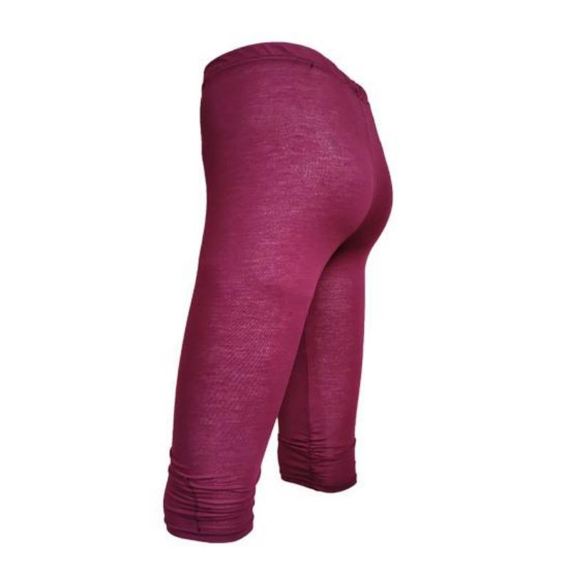 High Waist Solid Color Mid-Calf Stretchy Women Leggings Cropped Pants Bottoms for Running