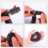 4-Digit Password Anti-Theft Bicycle Lock Steel Wire Chain for Bike Motorcycle Helmet Secure Rope Lock