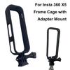 For Insta360 X5 Protective Camera Housing Frame For Insta360 X5 Anti Fall Plastic Simple Camera Frame Camera Mount Accessories