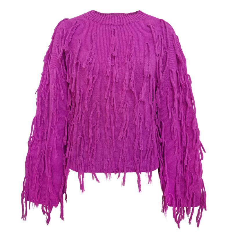 INS Fashion Fashion Casual Loose-Fitting Tassel Pullover