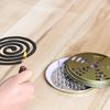 Metal Iron Mosquito Box Coil Holder Coil Repellent Incense Rack Plate With Cover