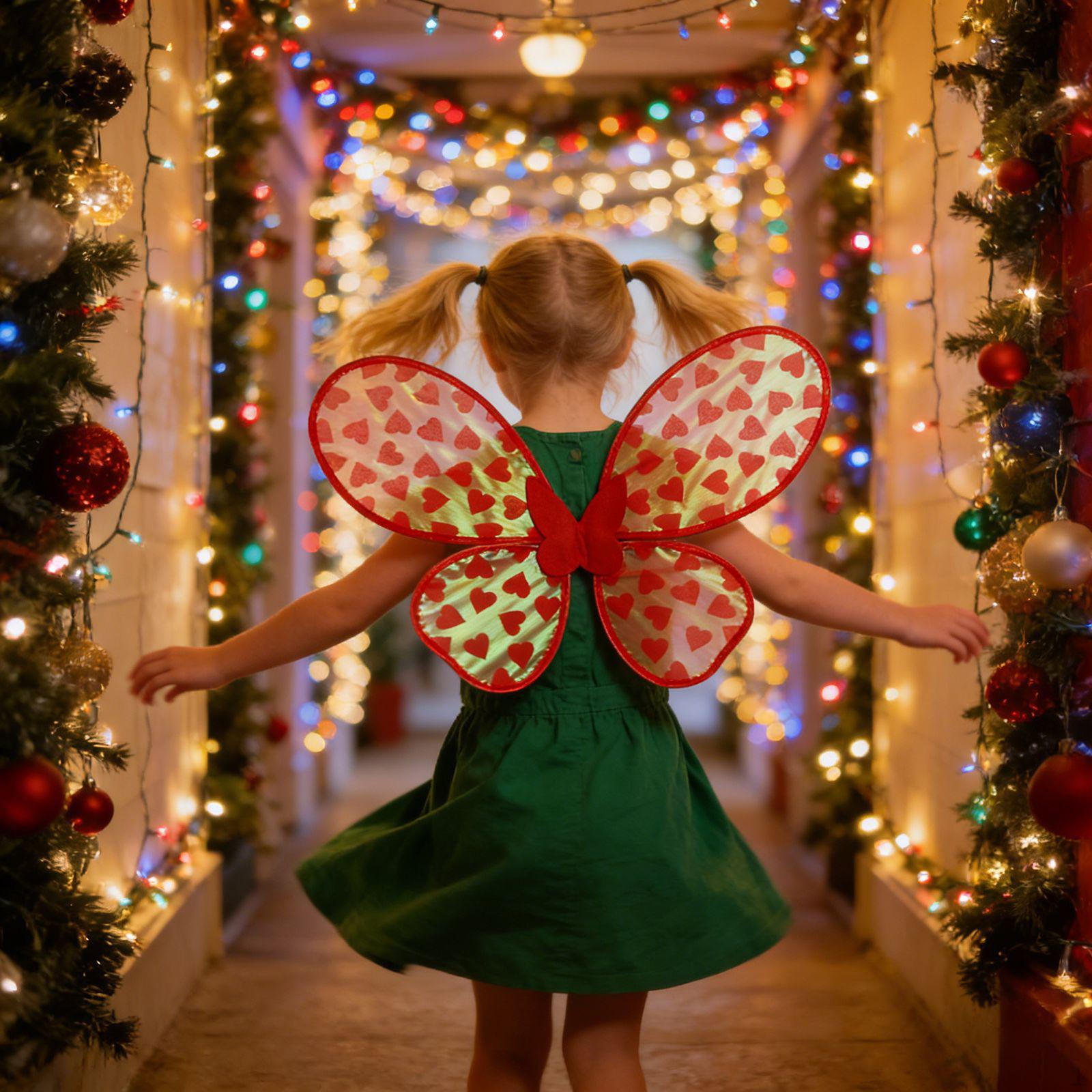 

Heart Butterfly Wings, Valentin s Day Costume Accessories for Stage, Performance