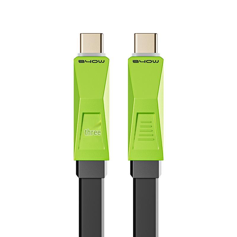 

Кабель быстрой зарядки Yisu 240W PD 3.1, 48В/5А с подсветкой, скорость передачи данных 480 Мбит/с.