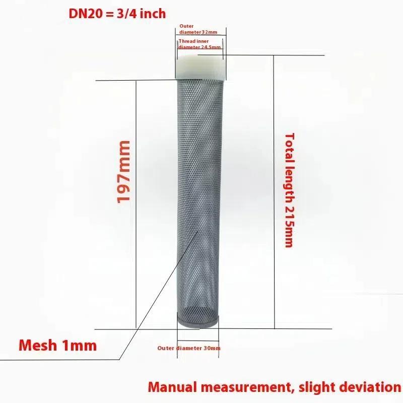 1/2" 3/4" 1 In Oțel Inoxidabil 304 Filtru Extins Irigare Grădină Pompă Apă Furtun Filtru Curățare Acvariu Filtru Metalic