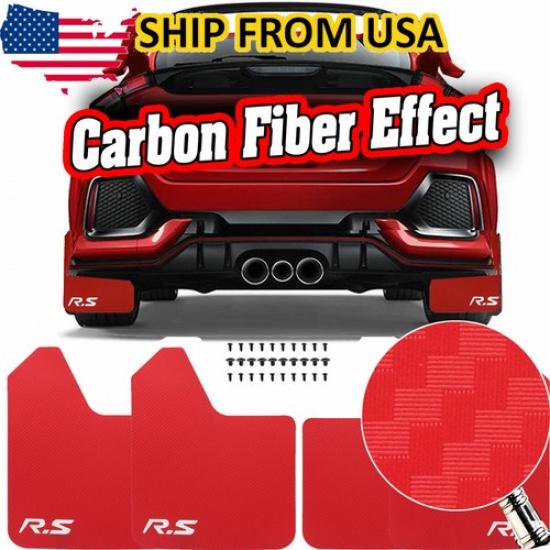 4 шт. Красные Универсальные Брызговики Передние Задние Для Автомобиля Toyota SUV Пикап