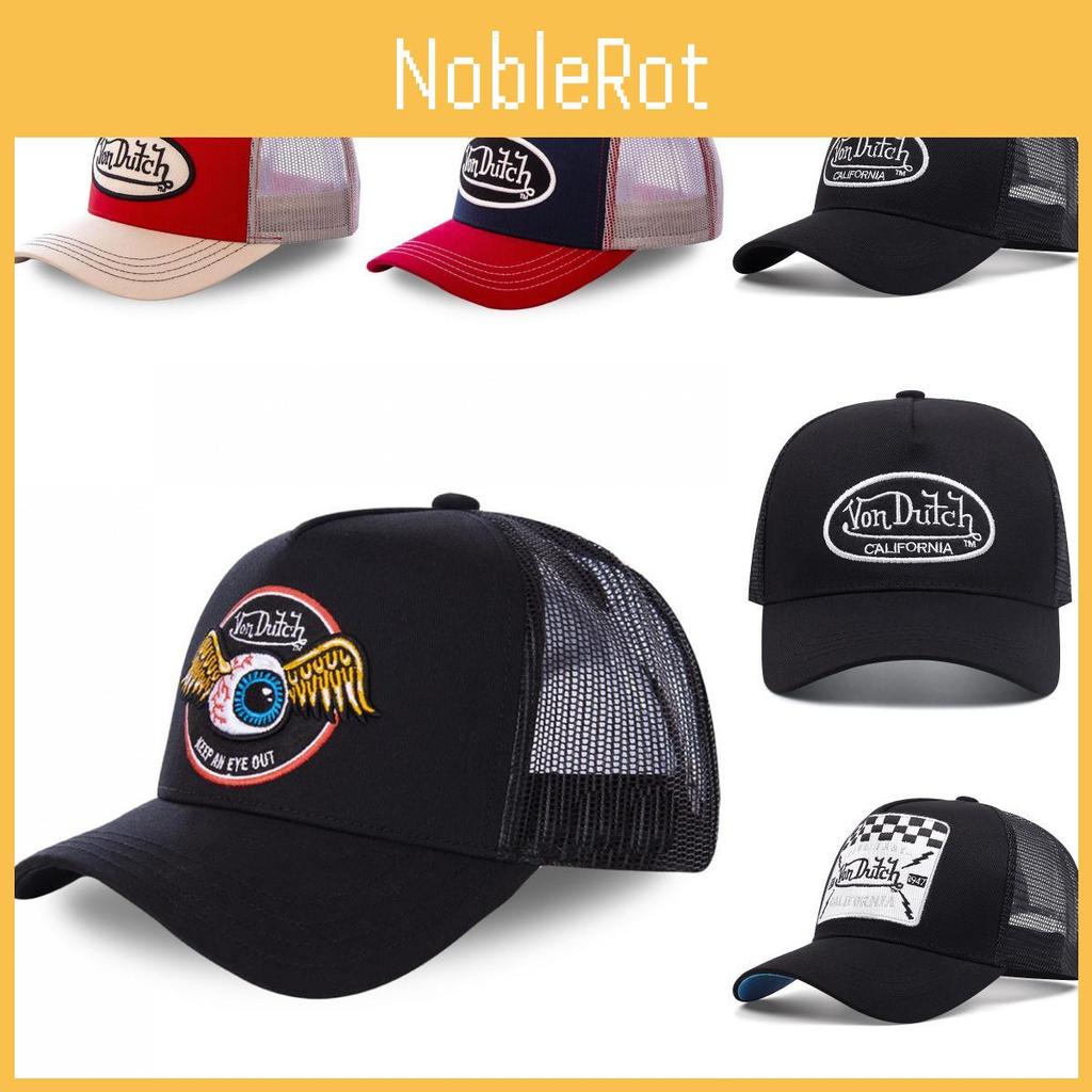 Stylish Vondutch Summer Baseball Cap With Breathable Cotton And Colorful Embroidery