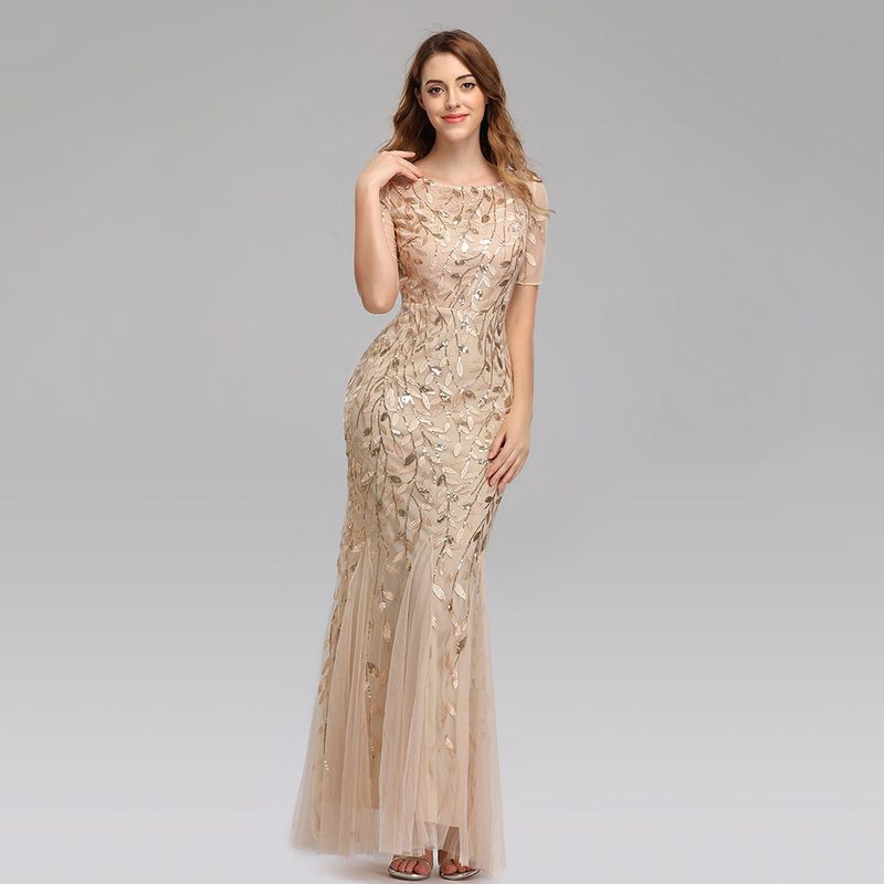 Club Dress Sequin Maxi Birthday Party Evening Dress European and American Style Dress