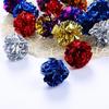 5 Pcs Cats Crinkle Paper Balls Safe Balls for Kitten Cats Interactive Cats Toy Crinkle Balls Colorful Toy