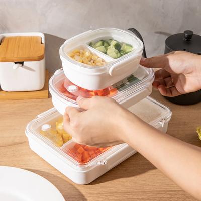 1pc-Bento Box Lunch Box, Leak-Proof Portable Large Capacity Lunch Box, Microwave Safe Bento Box For Work School Camping