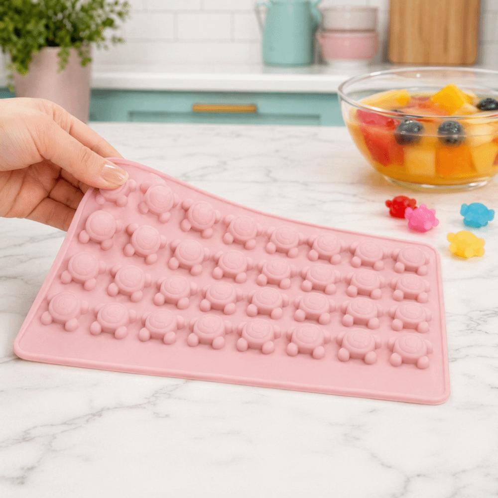 DIY Silicone Mold Chocolate Jelly Candy Making Animal Ice Cube Tray  Cake Cupcake Decoration