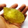 Natural Yellow Sapphire 222 Ct Huge Rough Earth Mined CERTIFIED Loose Gemstone AZ-143