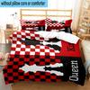 Chess Opening Strategy 3pcs Bedding,Including 1pc Duvet Cover And 2pcs Pillowcases Perfect for Christmas,Ideal for Bedroom, Dormitory