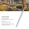 Gap Feeler Gauge Gap Gauge Taper Gauge Welding  Gap Feeler Stainless Steel Hole Measure Tool 2 Scale 0.5‑11mm Taper Gauge