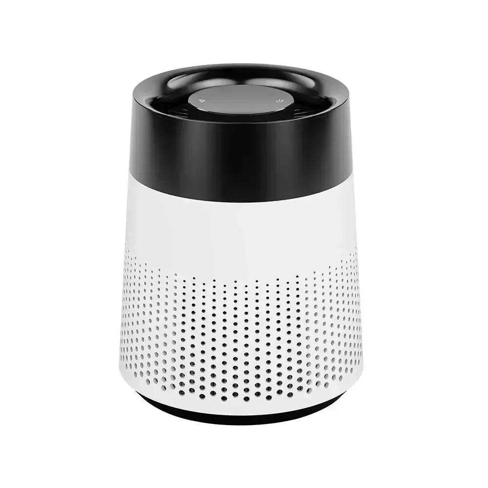 Portable Mini Air Purifier with HEPA Filter and Negative Ion Technology Low Noise Ideal for Home Automotive and Travel Use