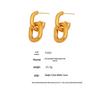 Qiong Yao High-Quality Stainless Steel U-Shaped Geometric Earrings