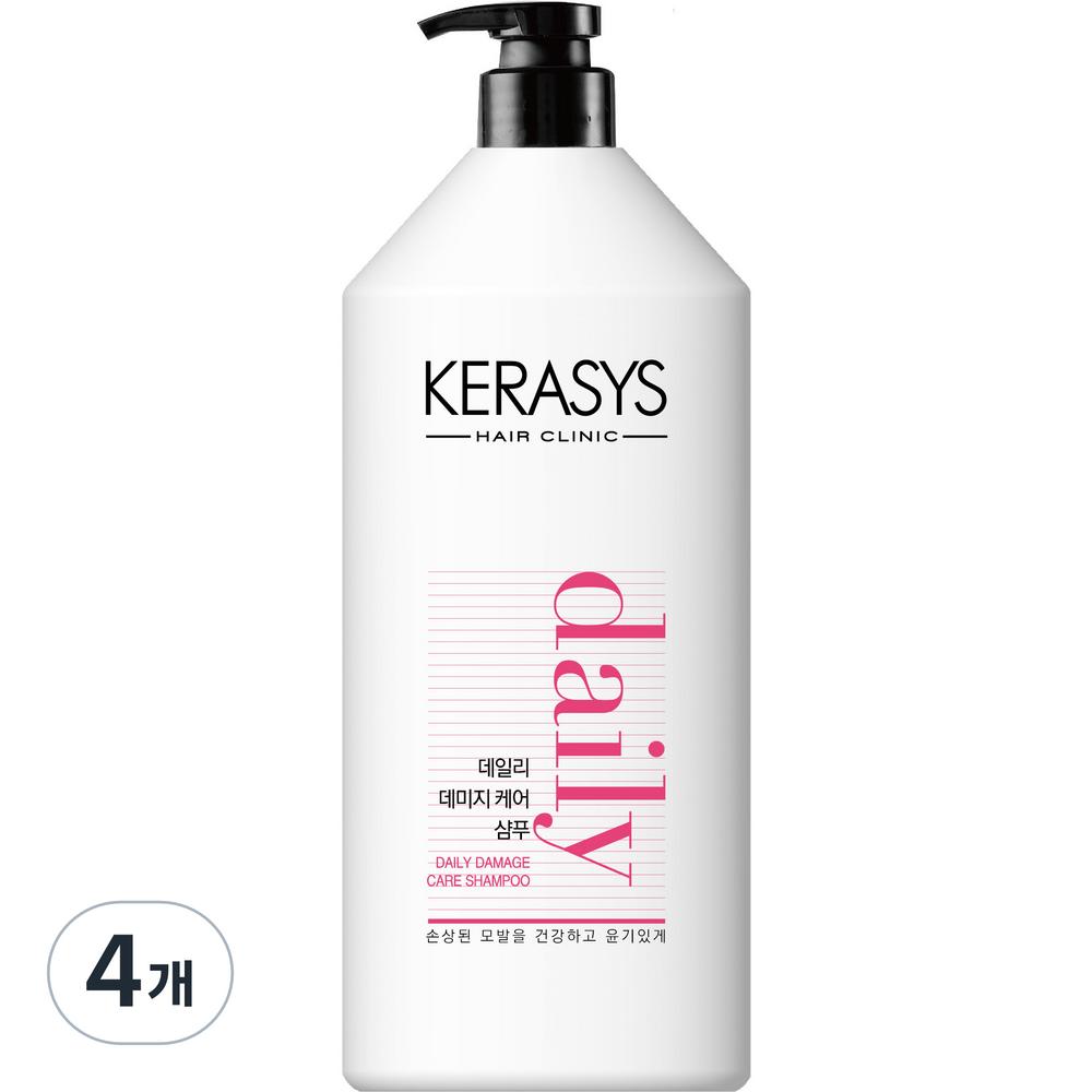 Kerasys Daily Damage Care Plus Shampoo, 1.5L, 4 Ea.