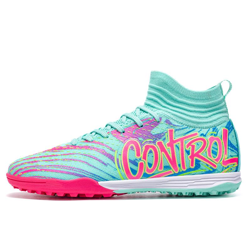 

Футбольные бутсы для мужчин с длинными шипами, кроссовки, футбольные бутсы для тренировок на траве, уличные бутсы для футбольного поля, профессиональные, быстрые, нескользящие 34