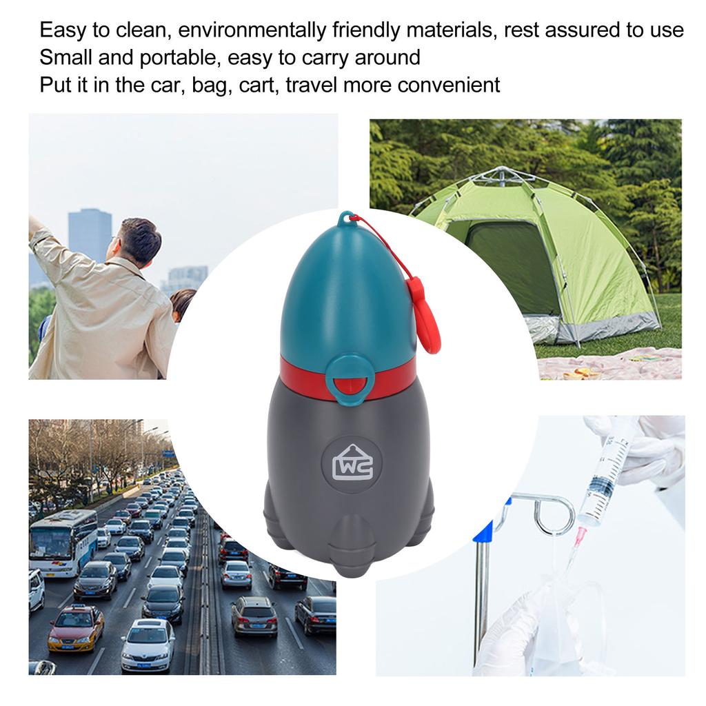 Pee Training Cup Good Sealing Cute Appearance Small Portable Boys Potty Training Urinal for Kids Home Car Travelling