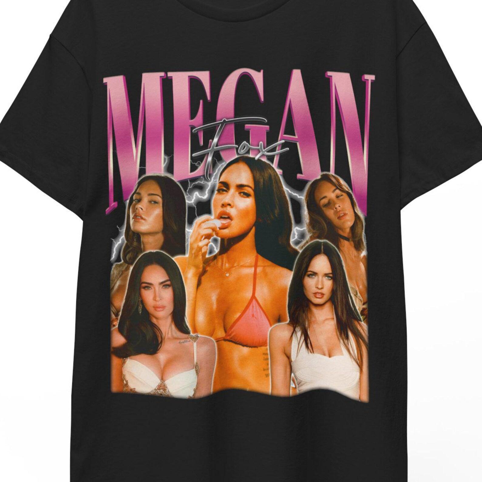 Megan Fox, Megan Fox Shirt, Megan Fox Tshirt, Megan Fox Poster, Actress Megan Fox Movies, Retro Megan Fox Tees, Vintage Megan Fox Clothing S