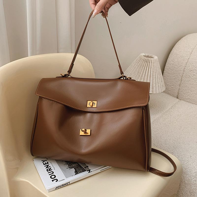 New fashion casual big bag shoulder portable trendy women's bag