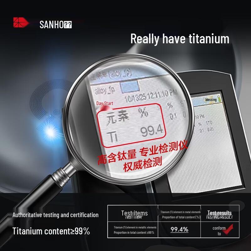 Sanhe 99 Titanium Coated Non-Stick Wok