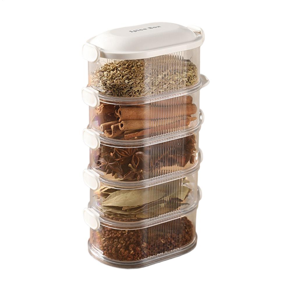 Food Storage Containers Stackable Space-Saving Canister Pantry Organization Box for Family Gathering Picnic Kitchen Party