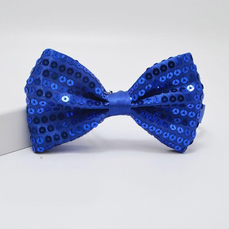 Popular Sequins Suspenders and Bowtie Set for Male with Metal Clip Weddings and Theme Parties Costume Neckwear Accessory