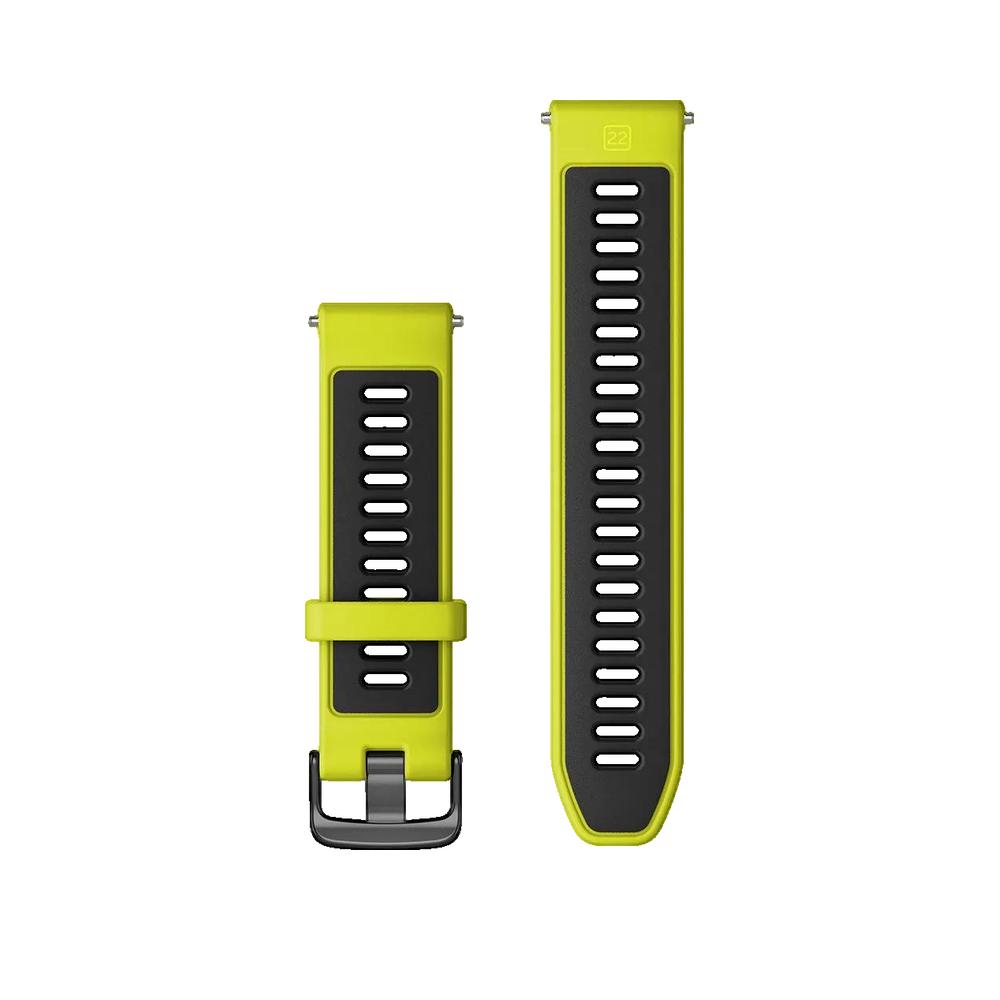 Garmin Forerunner 965 watch strap 22mm silicone Yellow