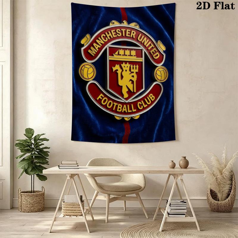 Manchester Football Club Crest Threepiece Set 1 Duvet Cover 2 Pillowcase Without Core Bedding Set Soft And Comfortable