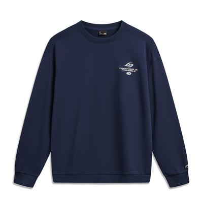 Li Ning Sports Lifestyle Serie Atmungsaktives Lockeres Sweatshirt Unisex-Sweatshirt AWDW341-5