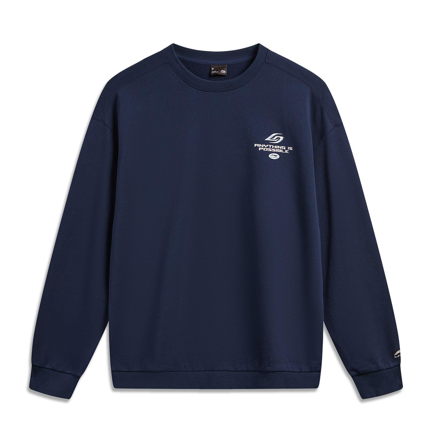 Дышащий свободный свитшот унисекс серии Li Ning Sports Lifestyle AWDW341-5 S