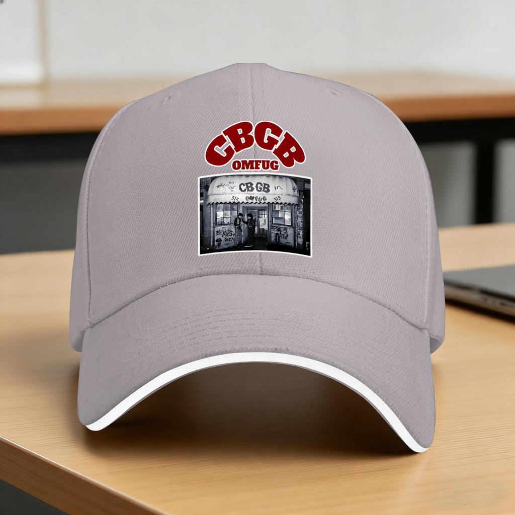 Cbgb Omfug Ležérní Baseballová Čepice Turistika Rybaření Trucker Klobouk Jaro Nastavitelná Unisex Unisex Klasické Baseballové Čepice