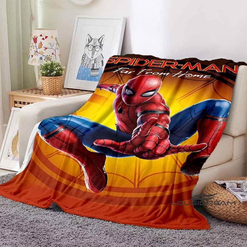 2026 New Cartoon Spider-Man Blanket - Soft, warm, perfect for naps, sofas, offices, beds, and camping - A gift choice for all se