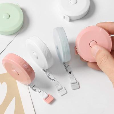 1pcs Macaron Color Measuring Tape 150cm 60inch Metric Imperial Flexible Ruler Portable Tapeline Stationery