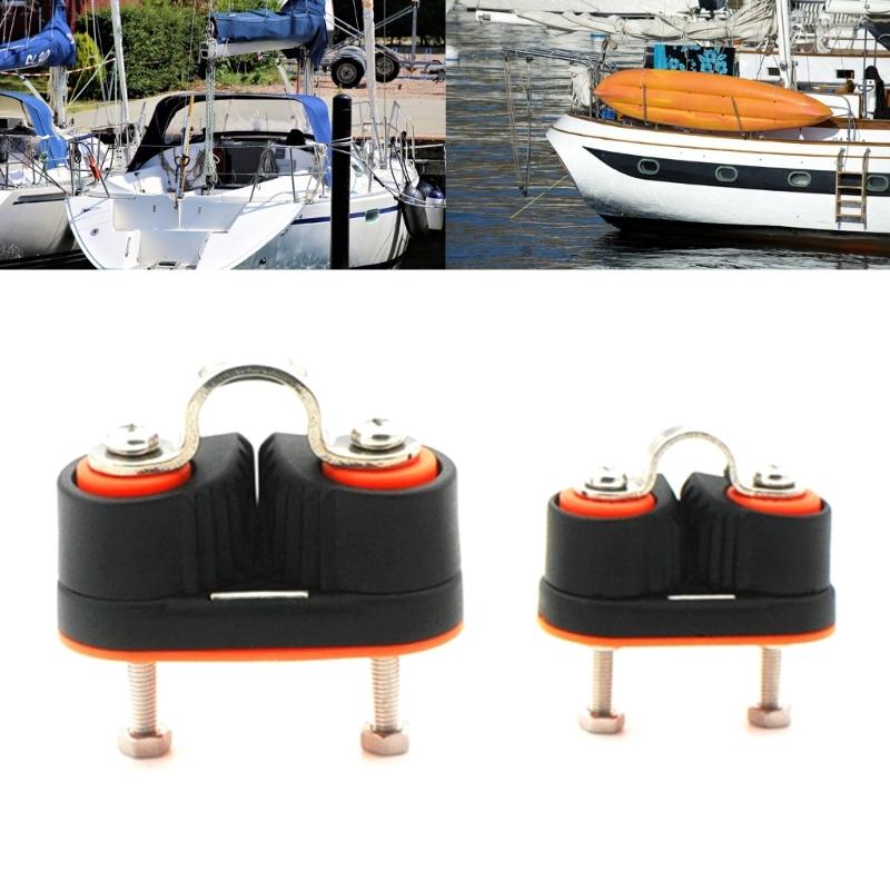 Double Rows Kayak Bearing Cleat Pilates Equipment Marine Boat Fast Entry Wire Clamp for Awnings Secure Cable Connections