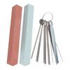 Stainless Steel+Sharpening Stone Guitar Maintenance Kit Multi-color Fret Polishing Tool  For Guitar