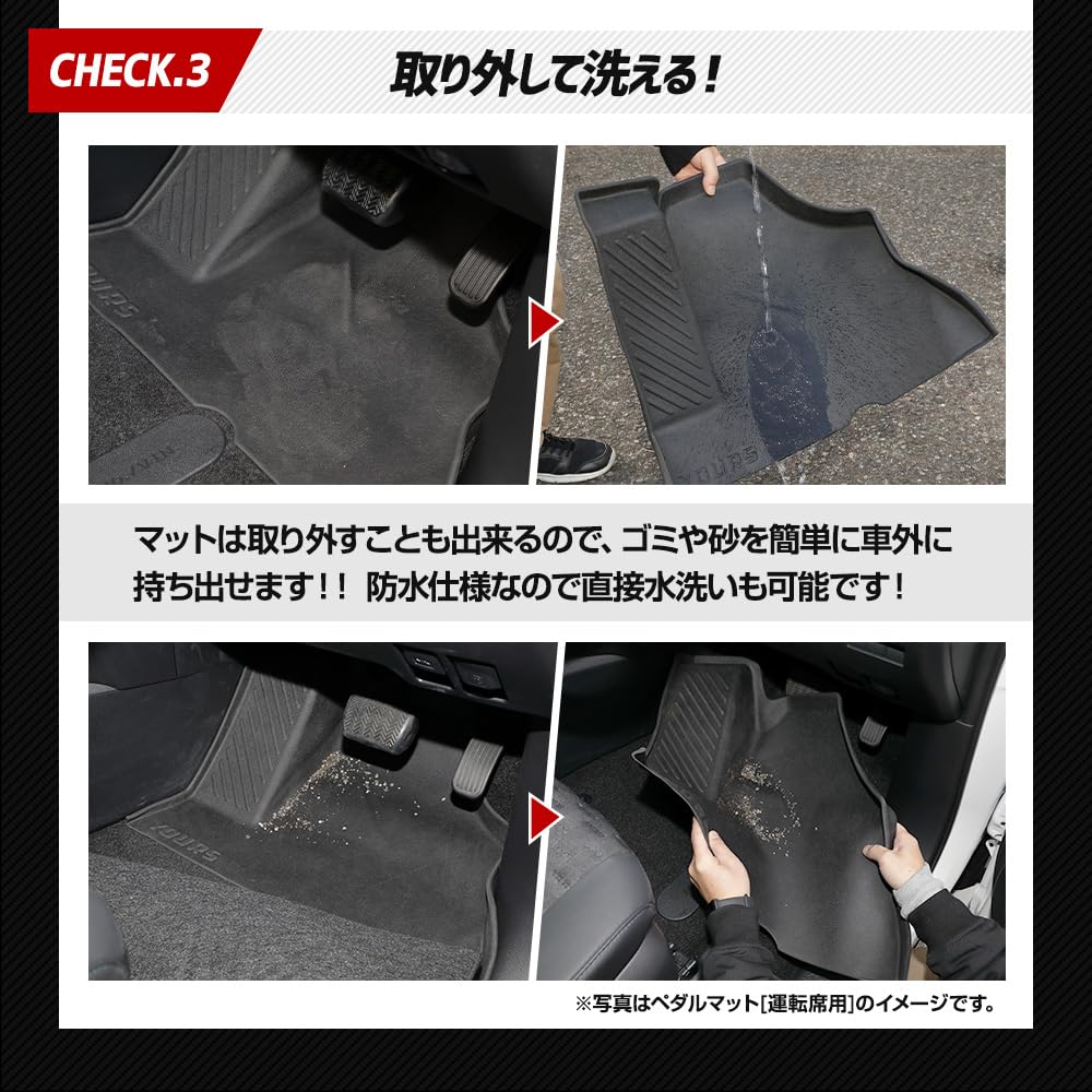 Crown Crossover Ekskluzywna Mata Podłogowa na Pedały Samochodowe Podłoga Pod Siedzeniem Pasażera CROWN Pod Stopami Pasażera Niestandardowy Dodatek Seria YOURS, Mata, CROSSOVER, Tacka, Plastik,