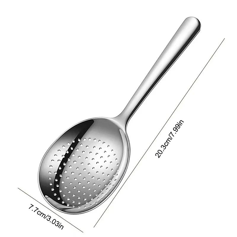 

304 Stainless Steel Ladle - Heat Resistant Soup Spoon with Drip-Free Design, Anti-Scald Handle for Kitchen & Dining Use