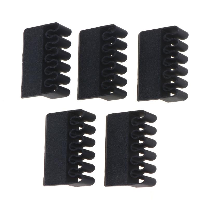 Desk Multi Slot Cable Organizer Clips 5Pcs 3D Printed USB Cord Holder for Home Office Desktop Wire Storage