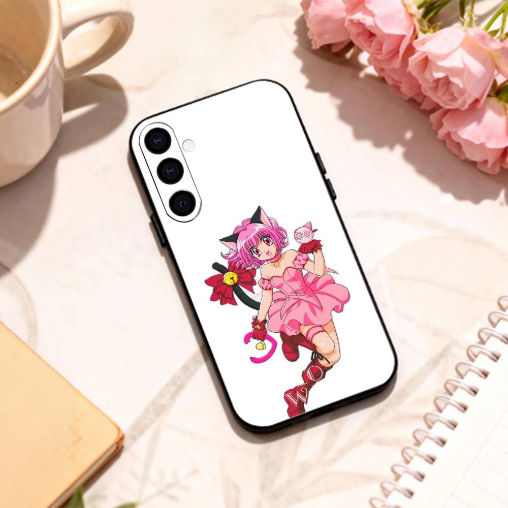 

Magical Girl Tokyo Mew Mew phone Case For Samsung Galaxy A73,A72,A71,A70,A53,A52,A51,Others Soft Black Shell Samsung a30 a20