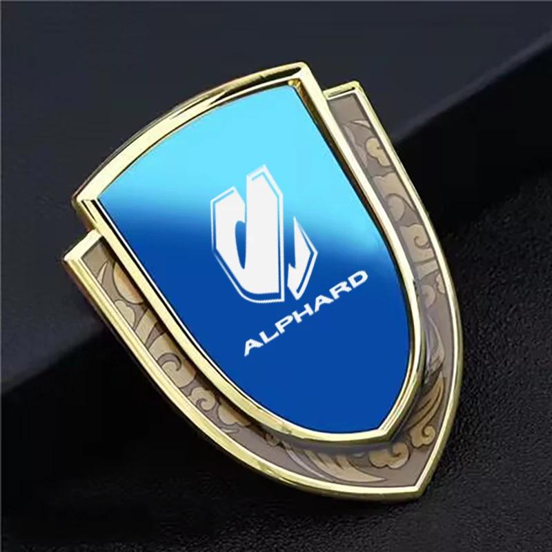 Car Stickers 3D Metal Accsesories Auto Accessory for Toyota Alphard Vellfire
