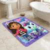 Custom Name Fairy Cat Dreams Living Room Non-Slip Area Rug Soft Carpet for Bedroom Kids Playroom Sofa Office Home Decor Doormat