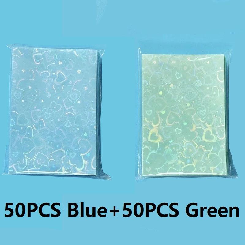 50/100pcs/pack Colored Korean Idol Photo Card Holder Photocard Sleeves Photo Anti-scratch Card Protective Case