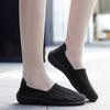 Summer Moccasin Beach Shoes Women Black Casual Weave Slip on Braided Blue Flats Sneakers Plus Size