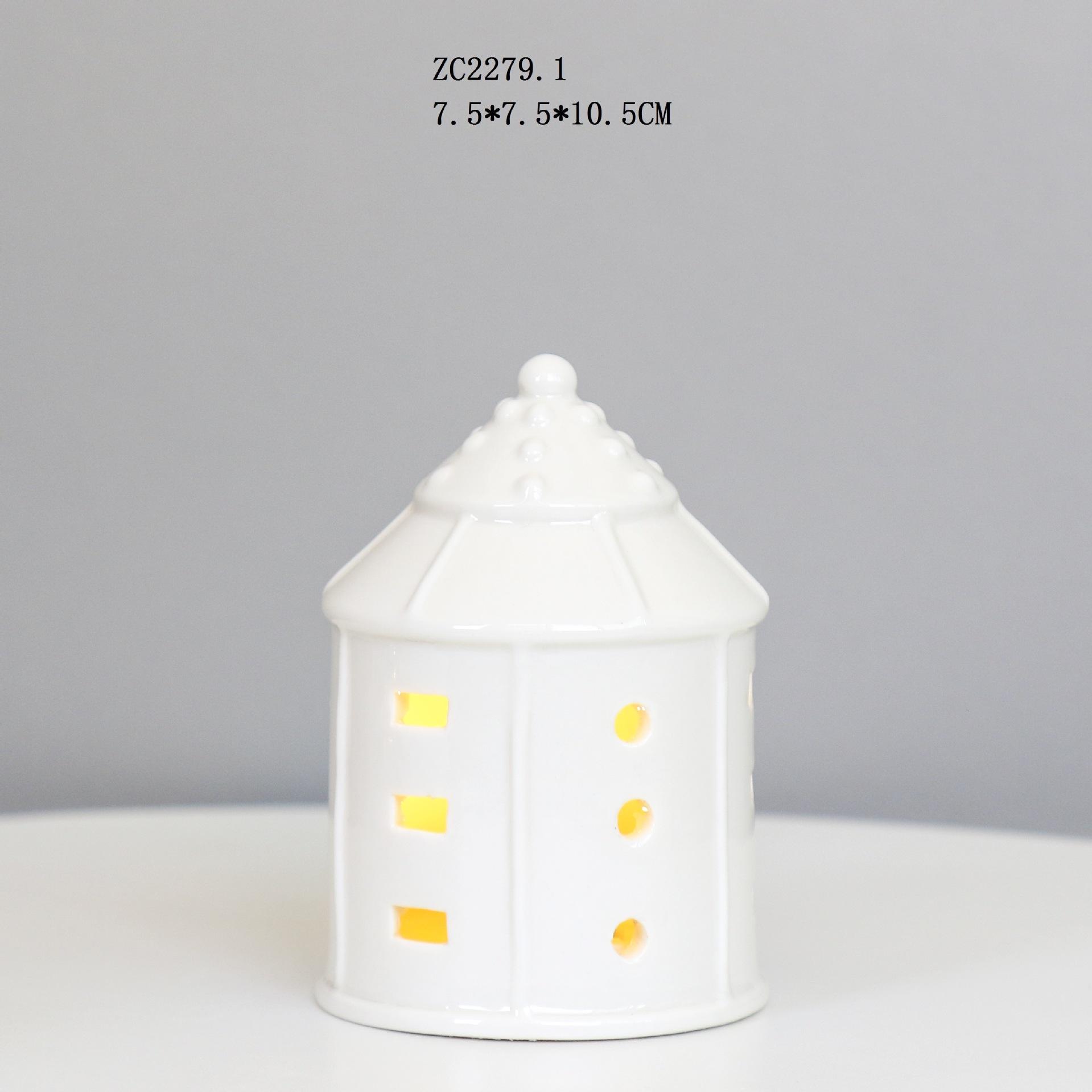 

Creative craft ceramic LED small room night lights, ambient lights, decorative ornaments, festival decorative table ornaments