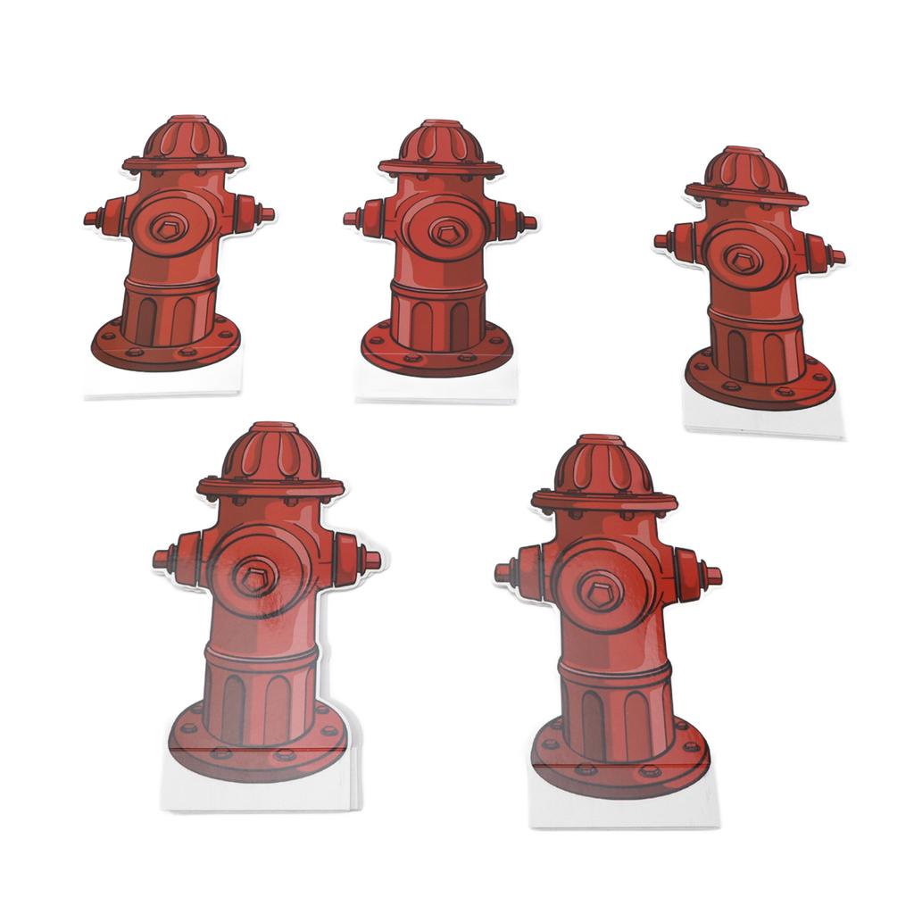 10pcs Dog Pee Pad Trainer Paper Fire Hydrant Shaped Pet Diaper Pad Guide for Puppy