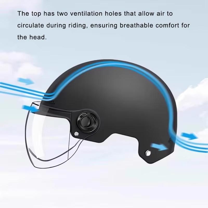 Motorcycle Helmet for Men Women Classic Retro Scooter Vintage Half Helmet Ultralight Cycling MTB Bike Bicycle Motorcycle Helmets