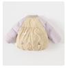 Girls' Stand Collar Lightweight Down Jacket - Warm, Versatile Autumn/Winter Wear for Infants and Toddlers